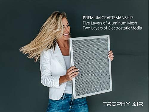 Washable & Reusable Electrostatic HVAC AC/Furnace Air Filter, Lasts a Lifetime, 6 Stage Permanent Air Filter, Healthier Home or Office, Made in The USA - Increases Airflow (24x30x1)