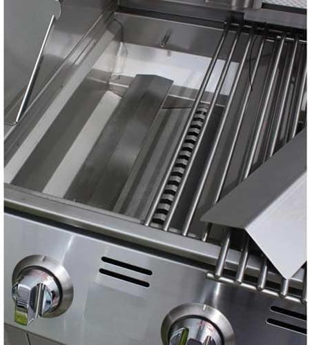 Bullet by Bull Stainless Steel Outdoor Kitchen Set - Built-In Liquid Propane Grill, Perfect for Entertaining -BBQ Kitchen Isl& Bundle - Includes 4 Burner Grill, Single Access Door & Side Burner