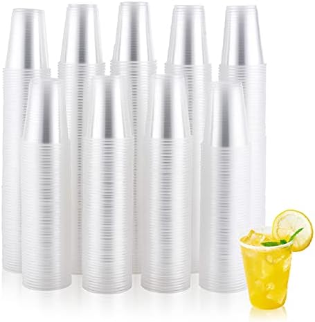 JOLLY CHEF 600 Pack 7 oz Disposable Clear Plastic Cups, Drinking Cups by JOLLYCHEF