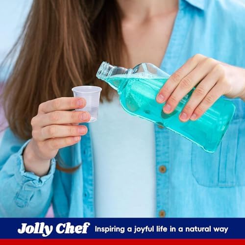 JOLLY CHEF 3 oz Clear Plastic Cups, 300 Pack Disposable Mouthwash Cups - Image 5