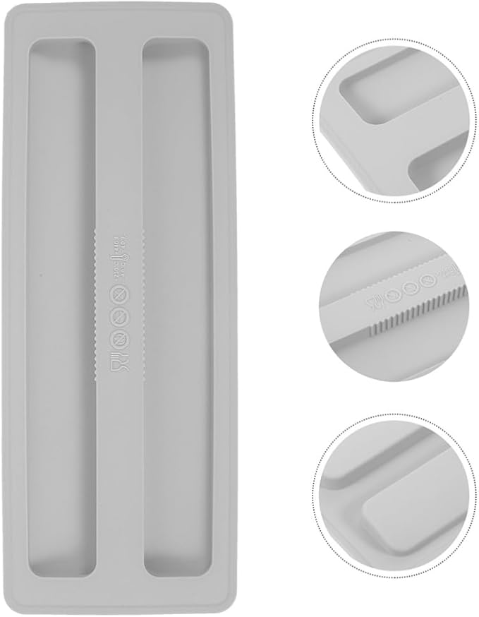 iplusmile 2pcs Silicone Toaster Top Cover for 4 Slice and Long Slot 2 Slice Toasters, Universal Dust Lid Protector for Bread Maker Kitchen Appliances, Sandwich Machine Part