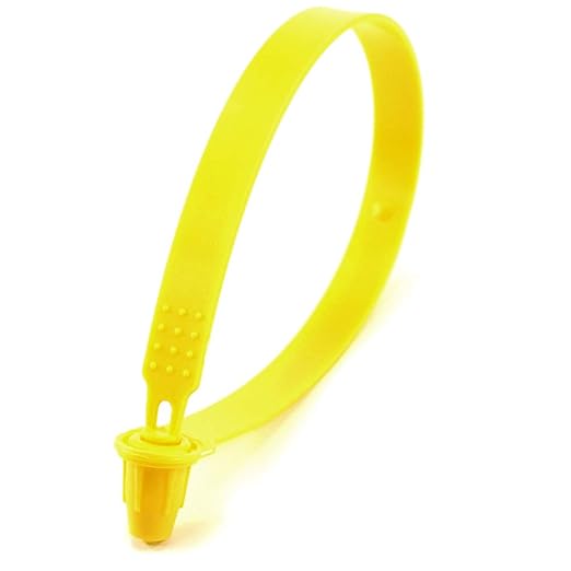 Leadseals(R) 1000 Plastic Truck Trailer Door Seal Tamper Evident Tite-Lock Security Tags Numbered Safty Disposable Locks for Trailer Logistics Transport Package Shipping