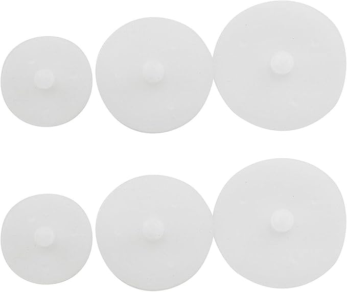 6PCS Rice Cooker Accessories Set Steam Release Valve Cap with Rubber Gasket Transparent Sealing Ring Cover For Food Steamer Pots and Keep Warm Pots