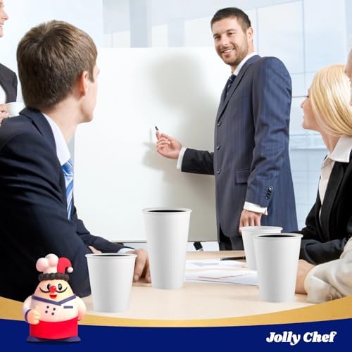 JOLLY CHEF 16 oz Disposable Coffee Cups 210 Pack - Image 6