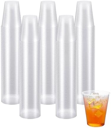 JOLLY CHEF 5 oz Plastic Cups, Disposable Cold Party Cups 300 Pack by JOLLYCHEF