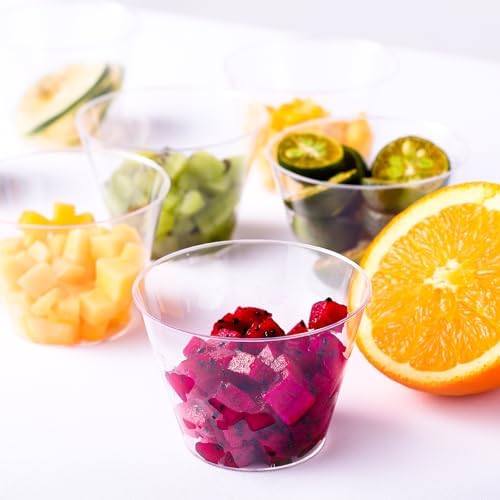 JOLLY CHEF 500 Pack 2 oz Disposable Plastic Shot Glasses, Mini Shot Cups - Image 6