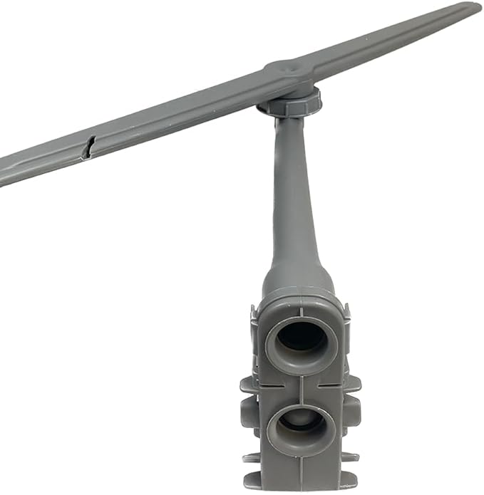 DD82-01319B Middle Nozzle (19.3in) with Manifold For Samsung Dishwasher Spray Arm Assembly - Fit DW80K5050 series (Match DD82-01318A Upper Dishrack