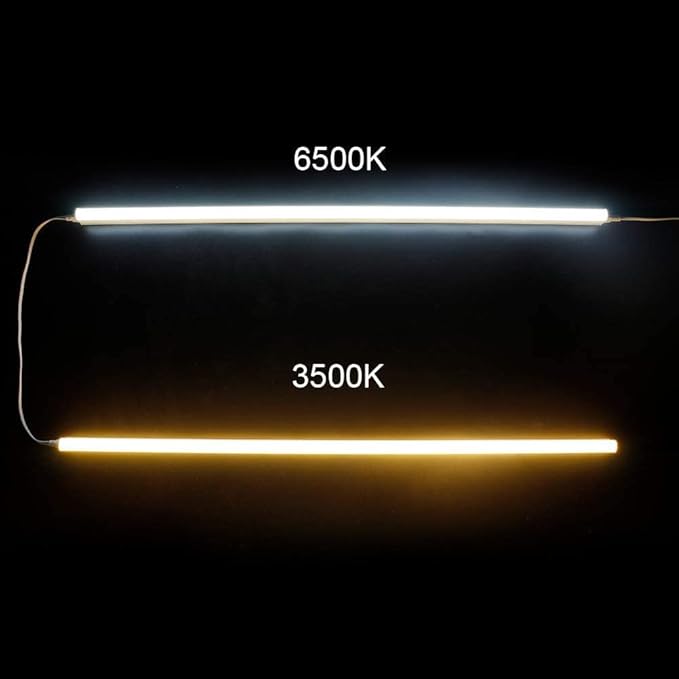 LightingWill 10 Pack LED Shop Light 3FT, Daylight White 6000~6500K, 14W, Linkable T5 Integrated Fixture, Utility LED Ceiling Light and Under Cabinet Light, Corded Electric with Built-in ON/Off Switch