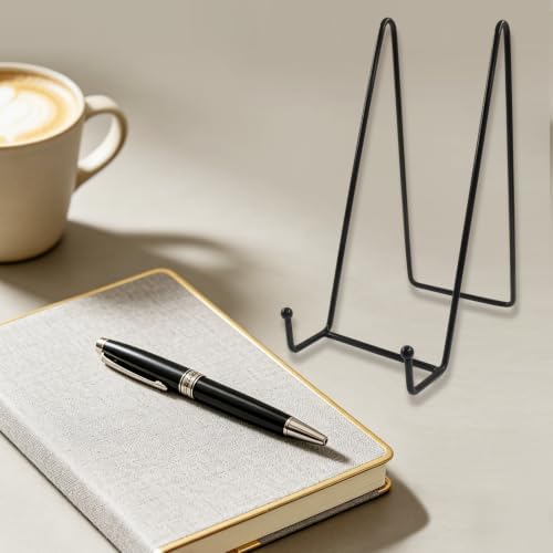 2 Pcs 8 Inch Black Plate Stands for Display - Image 5