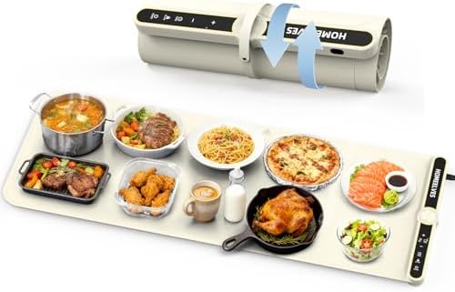 Warming Mat for Food Extra Large,Rapid Heating Food Warming Mat by HomeElves