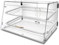 YBSVO 2-Tier Bakery Display Case with Front & Rear Doors by YBSVO