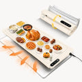 Extra Large (43"x16") Food Warming Mat with Insulation Pad for Countertop, Chafing Dishes for Buffet, Food Warmers for Parties, Hot Pads for Kitchen, Heating Pad, 560W Custom Warm Setting, Warm White by Sturdon