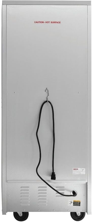 Kratos Premium Full Size Universal Insulated Commercial Holding and Proofing Cabinet, Holds Sheet Pans and Food Pans, Clear Dutch Door, 120V, 2000W (28W-237)