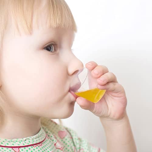 JOLLY CHEF 100 Pack 1 oz Disposable Plastic Shot Glasses, Mini Shot Cups - Image 2