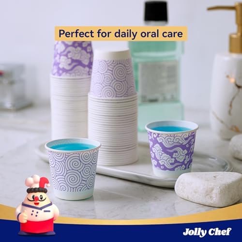 JOLLY CHEF 300 Pack Bathroom Paper Cups 3 oz - Image 5