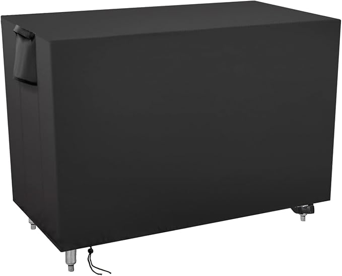 Outdoor Grill Table Cover for BBQ Mall Pizza Oven Cart Table,Waterproof Fadeproof UV Resistant Patio Pizza Oven Cart Cover - 51 X 25 X 31 Inch
