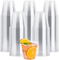 JOLLY CHEF 9 oz Plastic Cups, 100 Pack Clear Disposable Drinking Cups by JOLLYCHEF