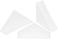 uxcell 20Pcs Plastic Corner Protectors 12x50mm Right Angle Shape Glass Corner Guards Cushion for Corner Protection of Glass, Mirror, Tile, White