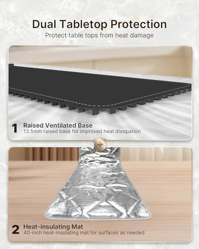 Warming Mat for Food Extra Large 40" x 15" with Insulation Pad - Image 6