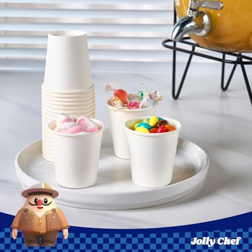 JOLLY CHEF 3 oz Bathroom Cups, Mini Mouthwash Paper 400 Count - Image 3