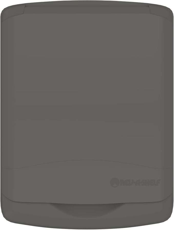 Rev-A-Shelf 35 Qt Under Sink Garbage Can Lid for Base Kitchen and Bathroom Cabinet, Replacement Plastic Trash Bin Lid Only, Gray, RV-35-LID-13-1-40