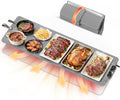 Warming Mat for Food， Extra Large 49"x15", 7 Heat Levels, 8 Hour Timer by FJAU