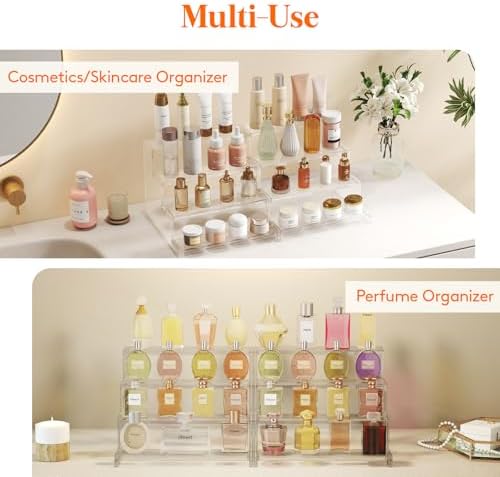 Lifewit 12" Perfume Organizer, Cologne Stand Tool-Free Assembly, 2 Pcs - Image 2