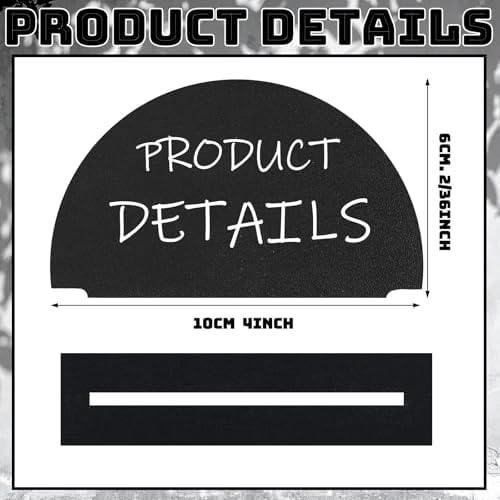 20pack Mini Chalkboard Sign Arch Chalk Board Food Label with Stand - Image 4