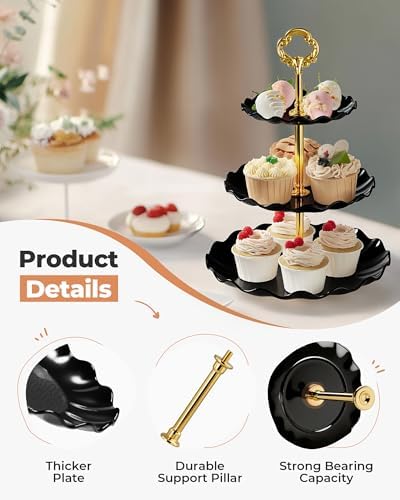 Kootek 10pcs Cupcake Stand Dessert Table Display Set Serving Tray for Party - Image 2
