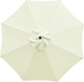 Sunnyglade 9ft Patio Umbrella Replacement Canopy Market Umbrella Top Outdoor Umbrella Canopy with 8 Ribs
