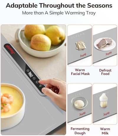 Electric Warming Mat 24x16, Foldable Food Warmer for Parties - Image 6
