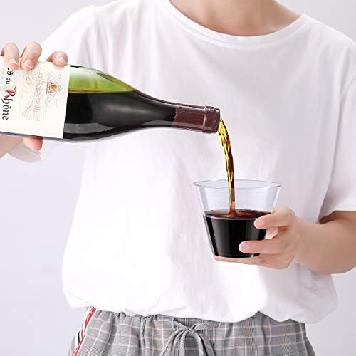 JOLLY CHEF 200 Pack 9 oz Clear Plastic Cups, Disposable Party Cups - Image 5