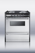 Slide-in Electric Range In 30"" Width With Stainless Steel Doors AND.