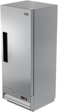 Pemberly Row 25 in. Commercial Stainless Steel 1-Door Reach-in Freezer in Silver