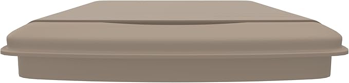 Rev-A-Shelf 50 Qt Under Sink Garbage Can Lid for Base Kitchen & Bathroom Cabinet, Replacement Plastic Trash Bin Lid Only, Champagne, RV-50-LID-12-1-40