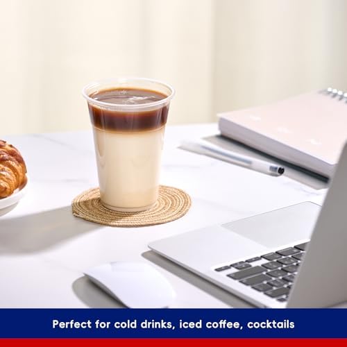 JOLLY CHEF 1000 Pack 16 oz Disposable Clear Plastic Cups, Drinking Cups - Image 3