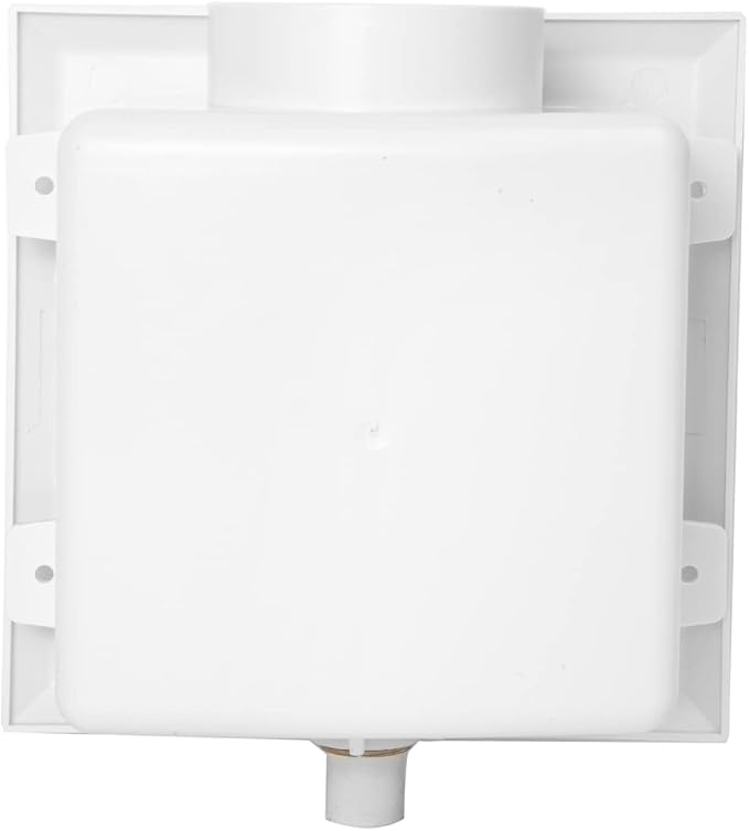 EFIELD CPVC Pre-Assembled Dishwasher Outlet Box, 1/2-Inch CPVC Connection with Installed 1/4-Turn Stop Angle Valve, Stainless Steel Water Hammer Arrestor,(DW007)