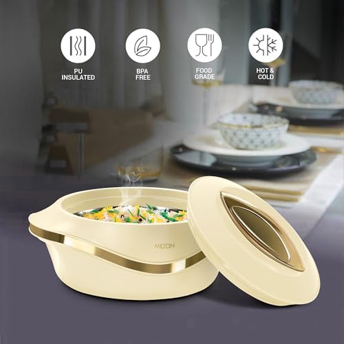 MILTON Insulated Casserole Dish with Lid 3 pc Set 2.1/1.5/1 qt. Hot Pot Food Warmer/Cooler –Thermal Soup/Salad Serving Bowl- Stainless Steel Hot Food Container–Best Gift Set for Moms –Holidays - Image 5