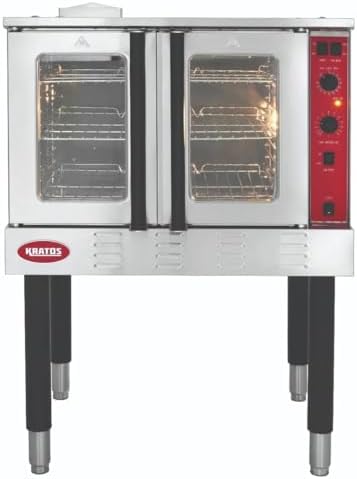 Kratos Commercial Electric Convection Oven, Full Size Free Standing Convection Oven for Restaurants, 3 Phase, 240V (29Y-061)