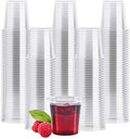JOLLY CHEF 500 Pack Plastic Shot Glasses 1 oz Clear Disposable Jelly Cups by JOLLYCHEF