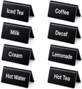 Novabright 8 Pcs Acrylic Coffee Tent Signs for Coffee Station by Unknown