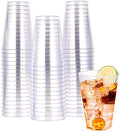 JOLLY CHEF 50 Pack 14 oz Clear Plastic Cups, Disposable Party Cups by JOLLYCHEF