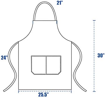 DUSKCOVE 8 Pack Bib Aprons Bulk - Unisex Black Commercial Apron with 2 Pockets for Kitchen Crafting BBQ Drawing Cooking