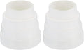 PATIKIL 5" to 3" Duct Reducer, 2 Pack Duct Connector Ducting Inline Adapter Increaser ABS Plastic Vent for HVAC Heating Cooling Air Ventilation (120-80mm)
