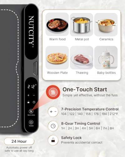 Warming Mat for Food Extra Large 40" x 15" with Insulation Pad - Image 3