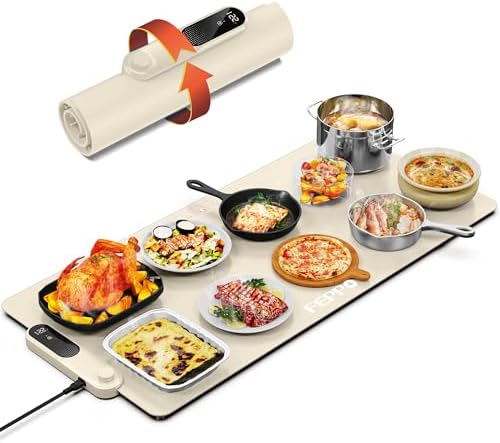 FEPPO Food Warming Mat, 35”x16” Electric Warming Trays for Buffets Party by FEPPO