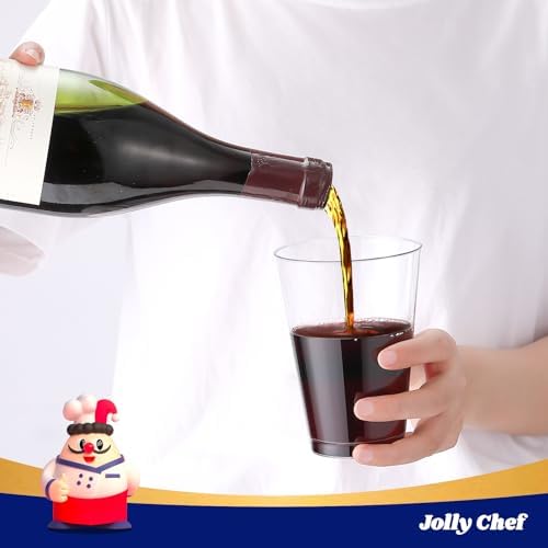 JOLLY CHEF 200 Pack 14 oz Disposable Clear Plastic Cups, Party Cups - Image 5