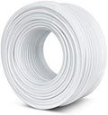 1/4" OD 100 Feet Length White Tubing for Reverse Osmosis De-ionized Water Filtration Systems, Refrigerators, and Other Appliances (1/4" OD, 100') NSF Certified