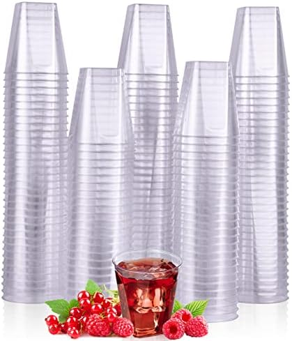 JOLLY CHEF 300 Pack 2 oz Disposable Plastic Shot Glasses, Mini Shot Cups by JOLLYCHEF