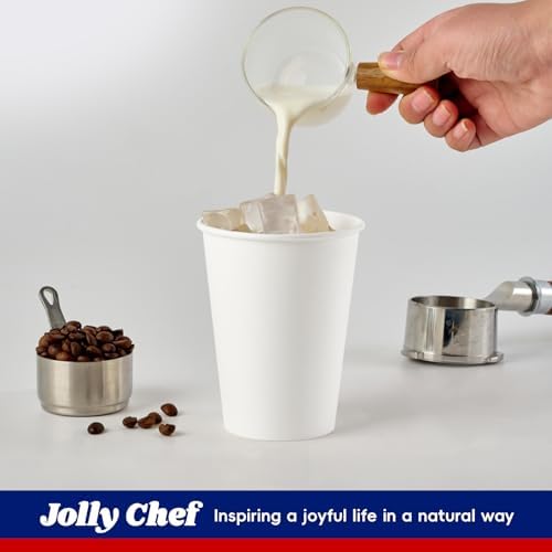JOLLY CHEF Disposable Coffee Cups and Plates, Printed Paper Plates 10 in 140 Count, 300 Pack Hot/Cold Beverage Cups Paper Cups 12 oz for Water - Image 6